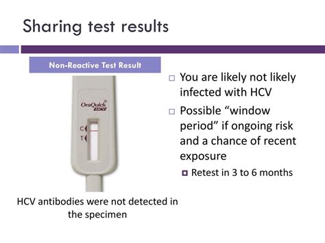 Nonreactive Test Result .